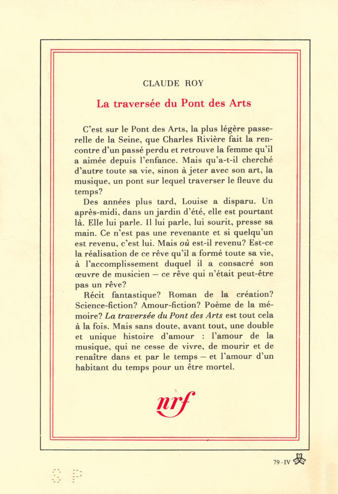 『La traversée du Pont des Arts』 3