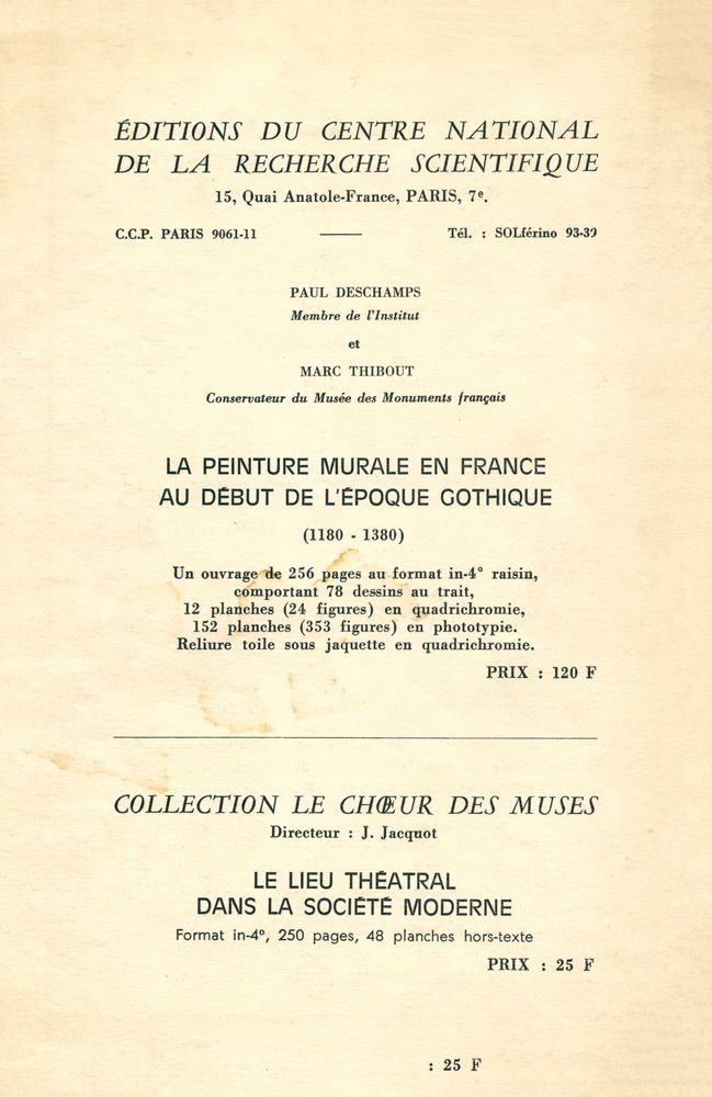 『REVUE D'ESTHÉTIQUE』 TOME SEIZE - FASCICULE 3, JUILLET - SEPTEMBRE 1963 3