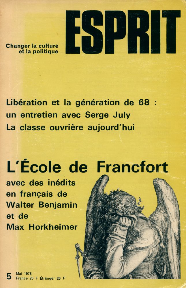 『ESPRIT』 Mai 1978 1