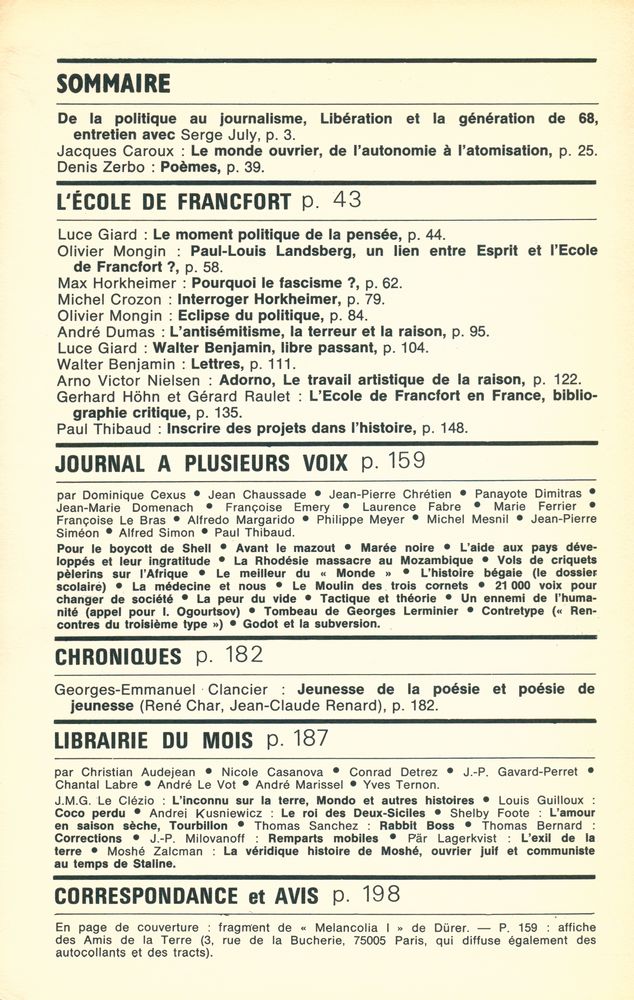 『ESPRIT』 Mai 1978 2