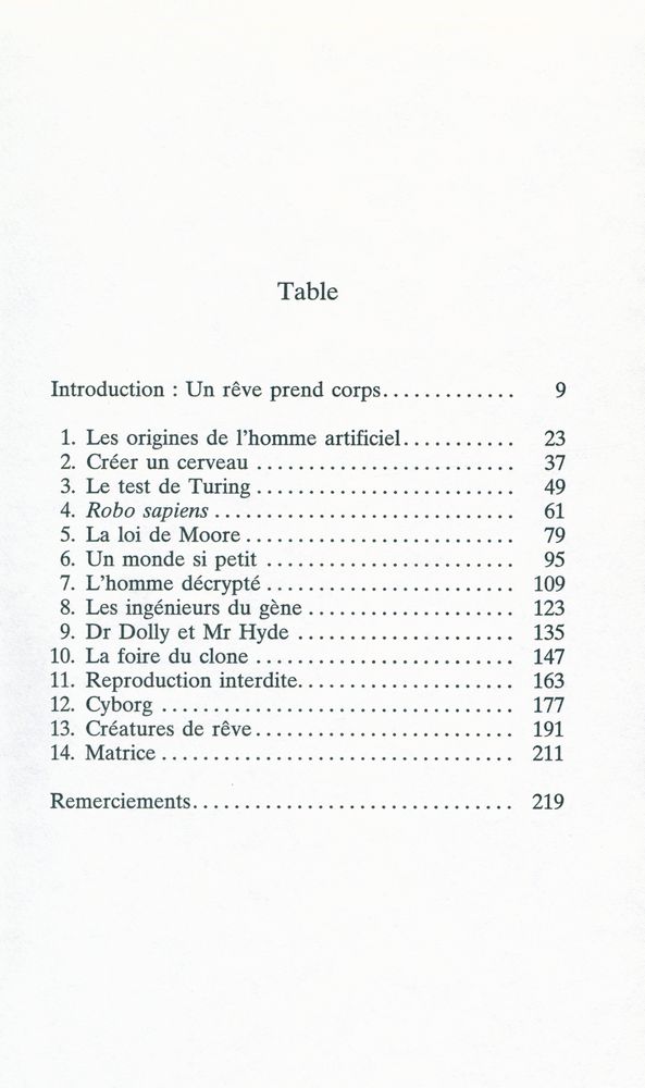 『L'Homme artificiel : Golems, robots, clones, cyborgs』 2