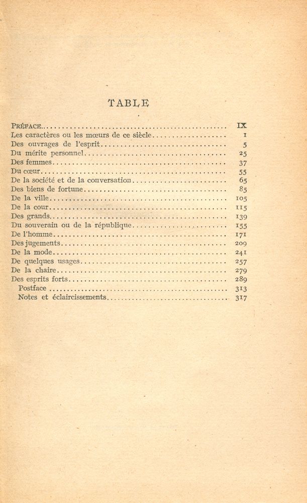 『LES CARACTERÈS』 2