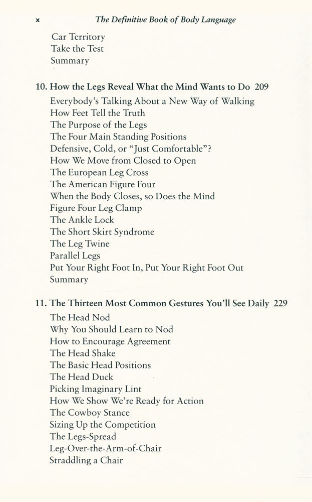 『THE DEFINITIVE BOOK OF BODY LANGUAGE』 7