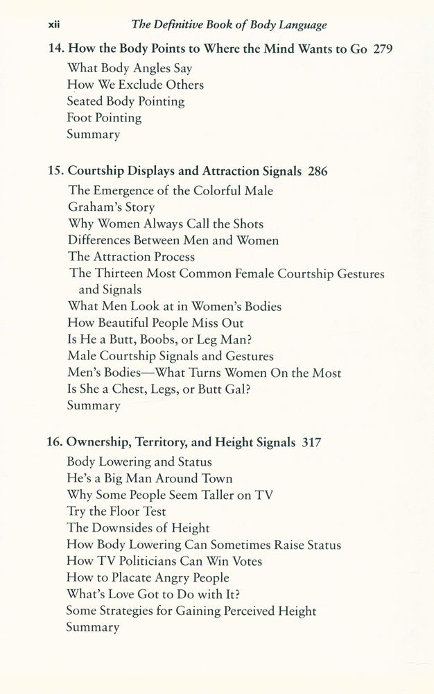『THE DEFINITIVE BOOK OF BODY LANGUAGE』