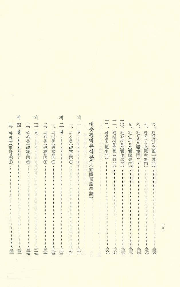 『中論, 百論, 十二門論, 大乘廣百論釋論(중론, 백론, 십이문론, 대승광백론석론)』 5