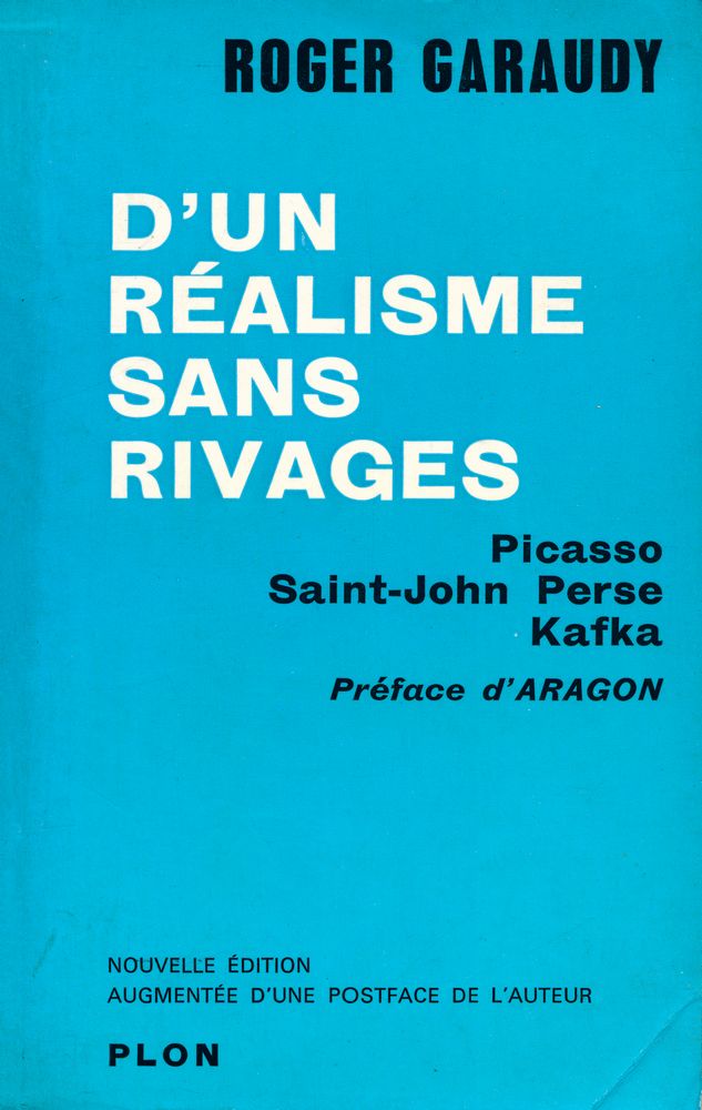 『D'UN RÉALISME SANS RIVAGES : Picasso, Saint - John Perse, Kafka』 1