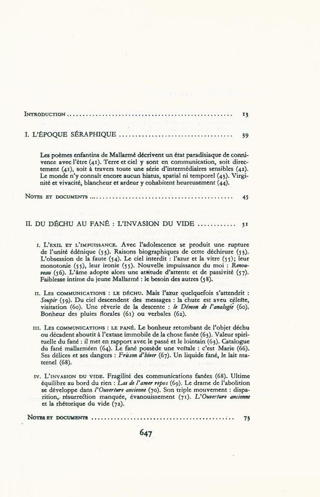 『L'UNIVERS IMAGINAIRE DE MALLARMÉ』 2