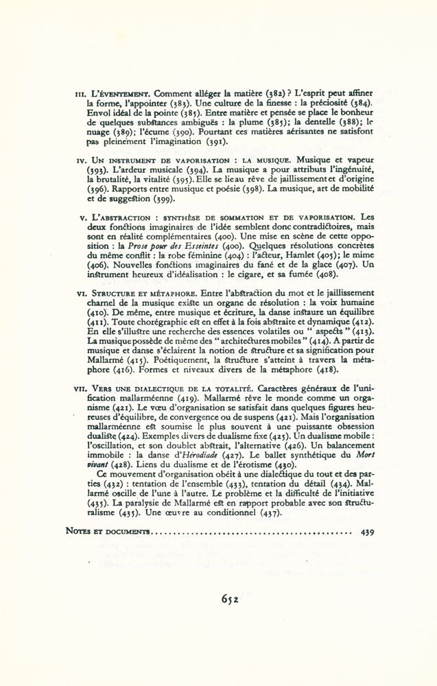 『L'UNIVERS IMAGINAIRE DE MALLARMÉ』 7