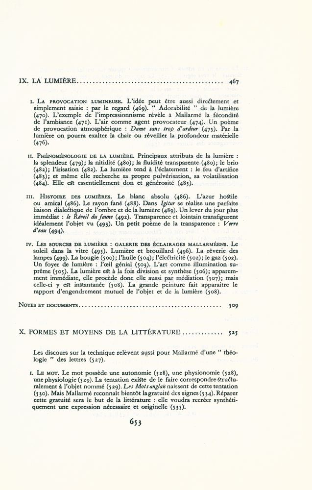 『L'UNIVERS IMAGINAIRE DE MALLARMÉ』 8