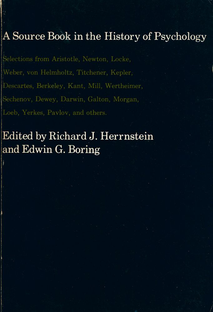 『A Source Book in the History of Psychology』 1