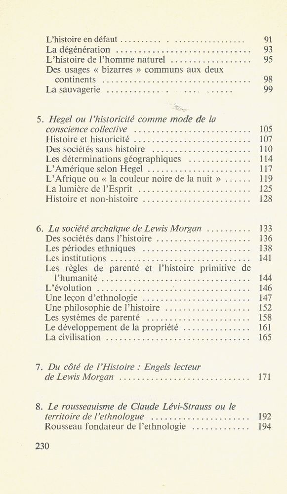 『le partage des savoirs : discours historique, discours ethnologique』 3