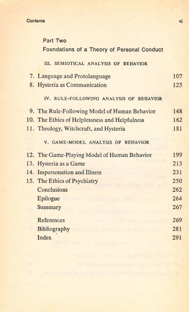 『THE MYTH OF MENTAL ILLNESS : Foundations of a Theory of Personal Conduct』 3