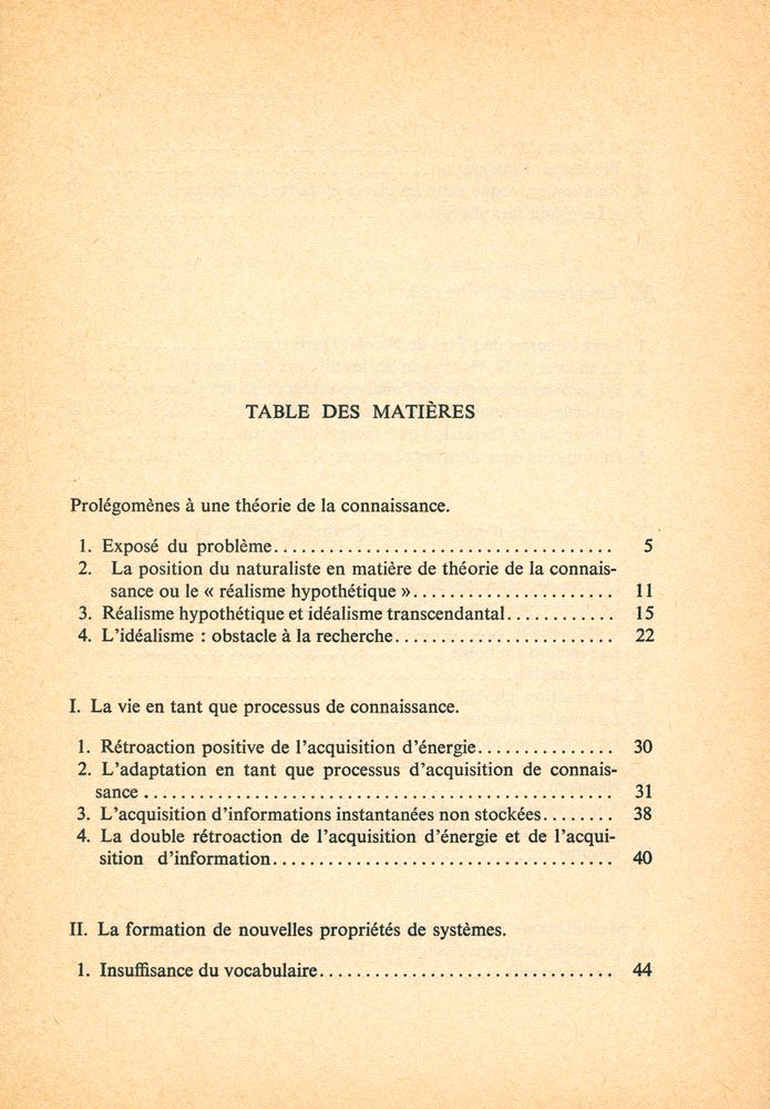 『L'ENVERS DU MIROIR : UNE HISTOIRE NATURELLE DE LA CONNAISSANCE』 2