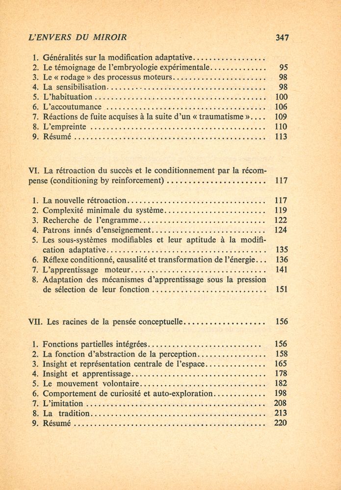 『L'ENVERS DU MIROIR : UNE HISTOIRE NATURELLE DE LA CONNAISSANCE』 4