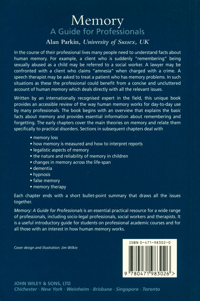 『Memory, a guide for professionals』 3