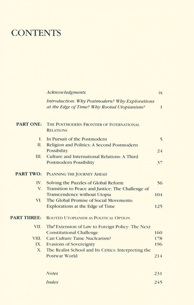 『Explorations at the edge of time : the prospects for world order』 2