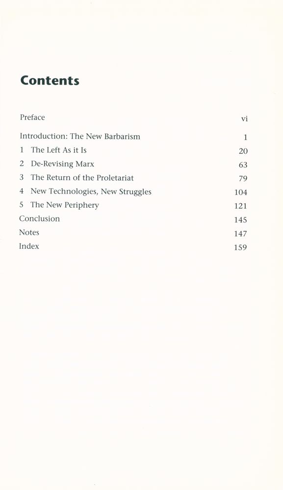 『New realism, new barbarism : socialist theory in the era of globalization』 2