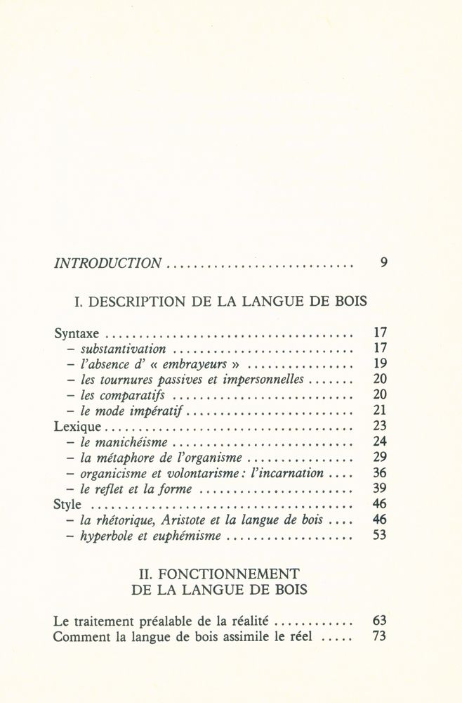 『La langue de bois』 2