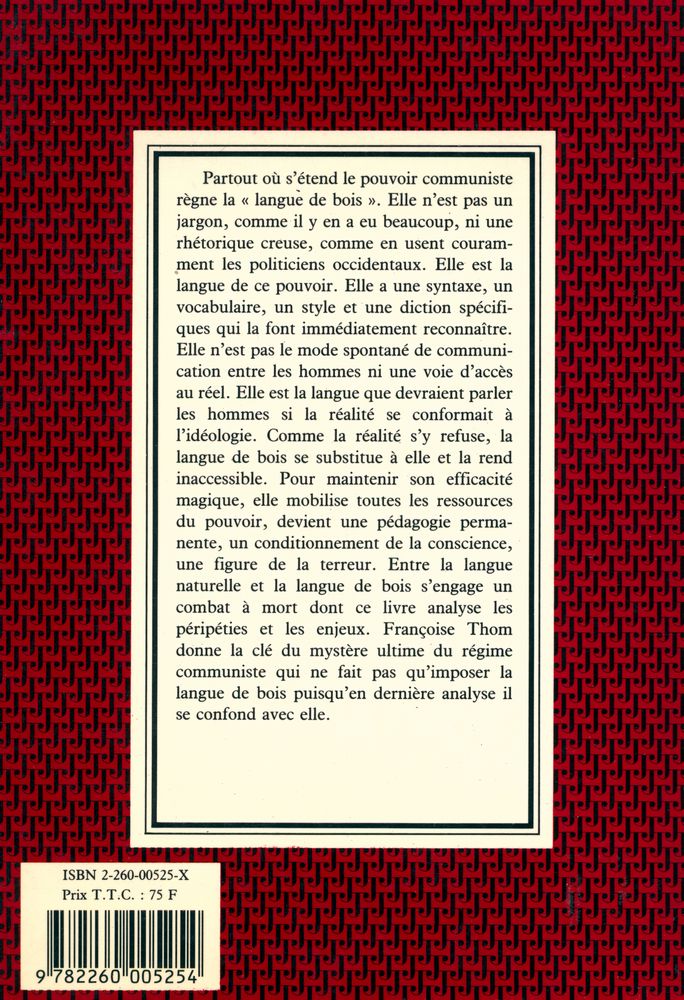 『La langue de bois』 5