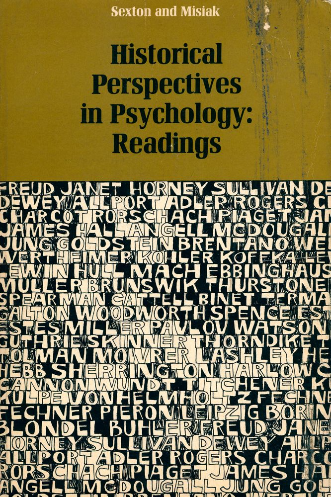『Historical perspectives in psychology : readings』 1