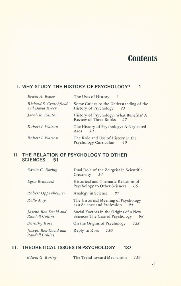 『Historical perspectives in psychology : readings』 2