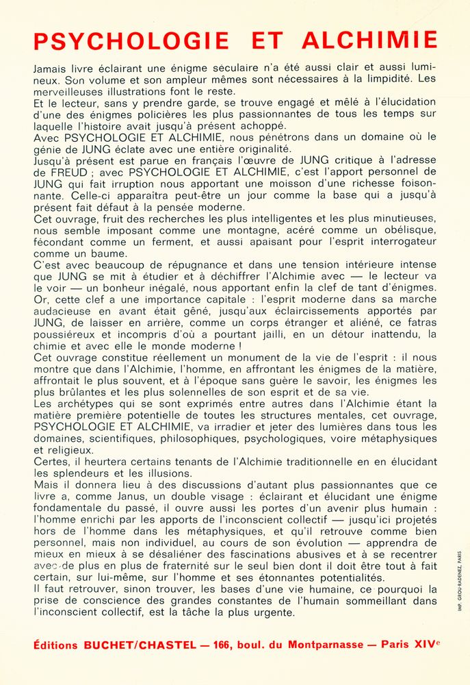 『PSYCHOLOGIE ET ALCHIMIE』 5