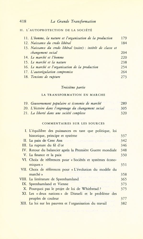 『La Grande transformation : aux origines politiques et économiques de notre temps』 3
