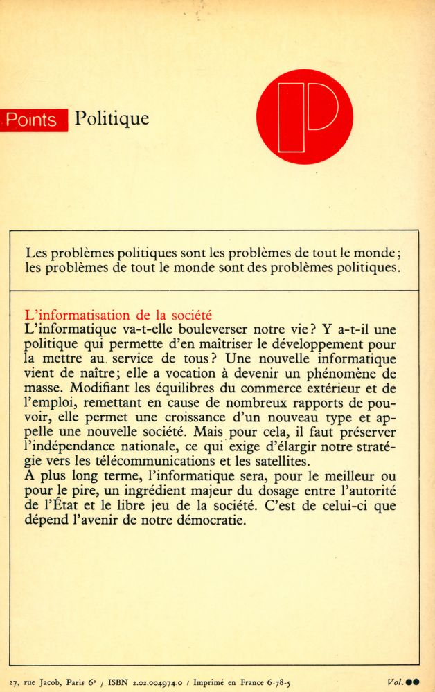 『L'informatisation de la société』 3