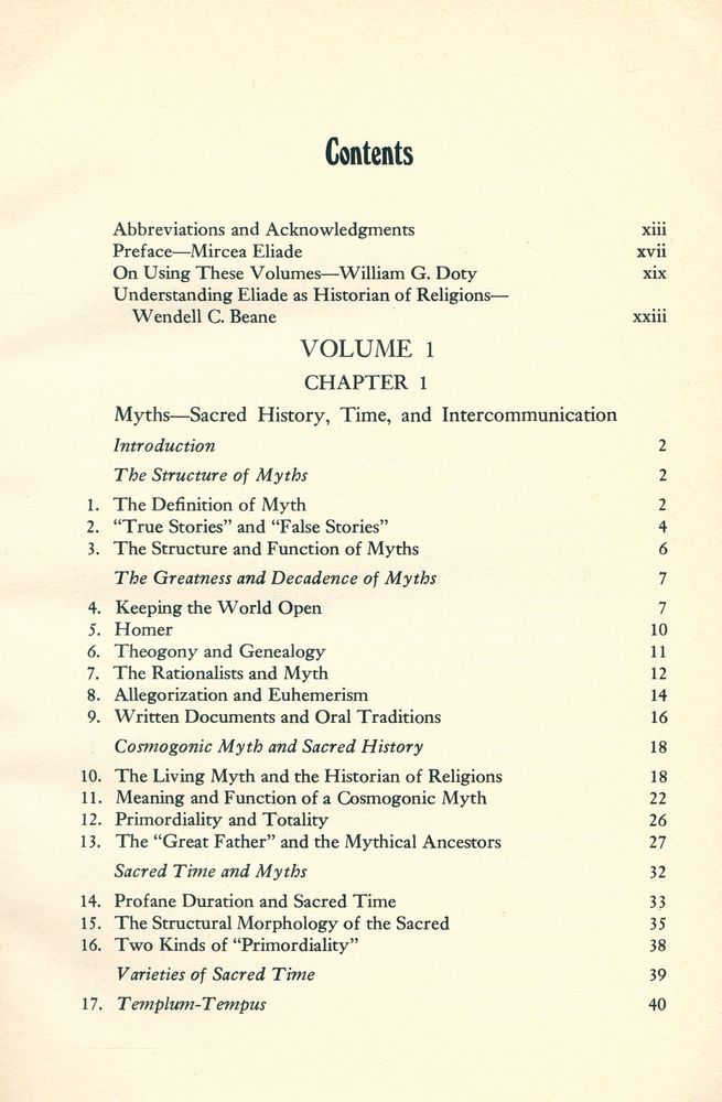 『Myths, Rites, Symbols : A Mircea Eliade Reader : Volume 2』 2