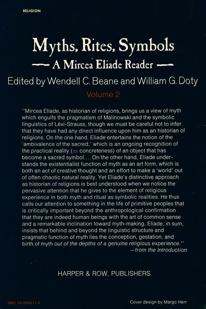 『Myths, Rites, Symbols : A Mircea Eliade Reader : Volume 2』 8