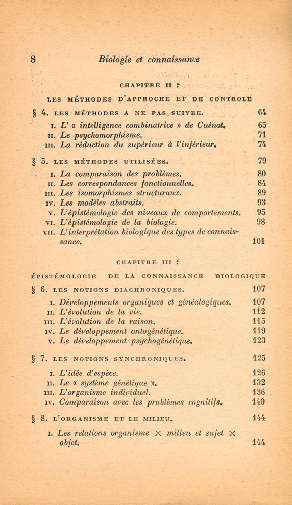 『biologie et connaissance』 3