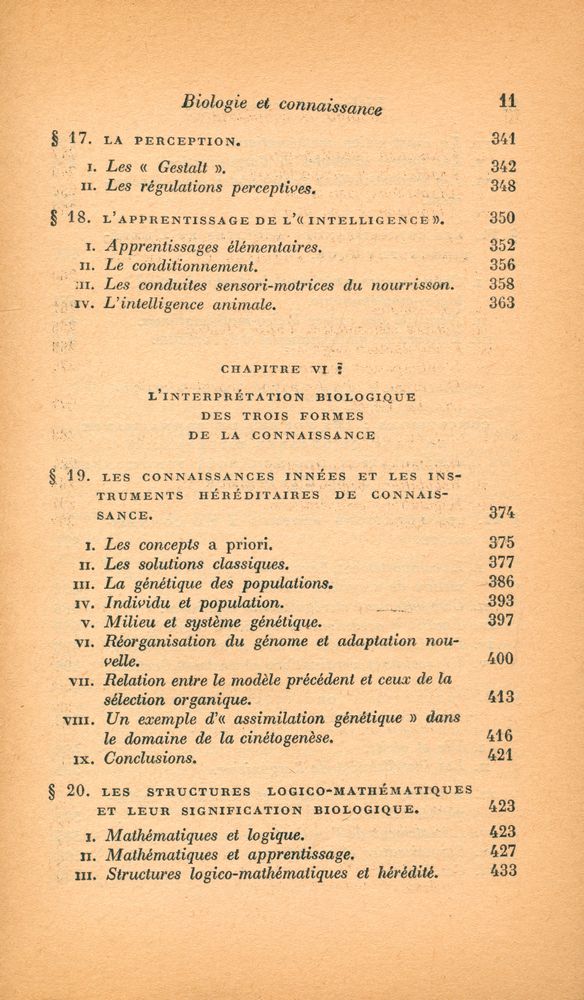 『biologie et connaissance』 6