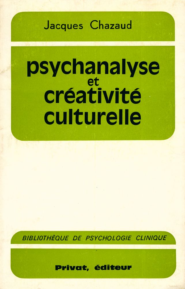 『psychanalyse et créativité culturelle』 1