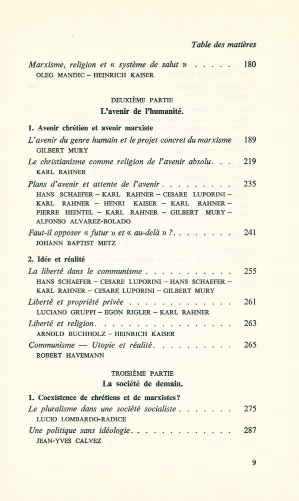 『MARXISTES ET CHRÉTIENS : entretiens de Salzbourg』 4