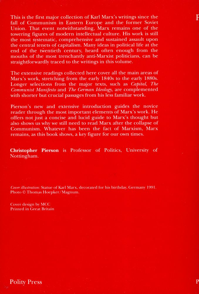 『THE MARX READER』 3