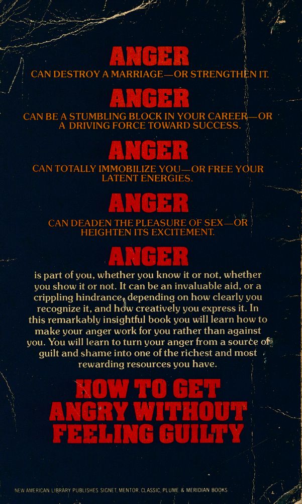 『HOW TO GET ANGRY WITHOUT FEELING GUILTY』 3