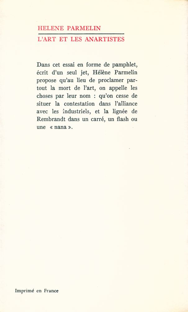 『L'ART ET LES ANARTISTES』 3