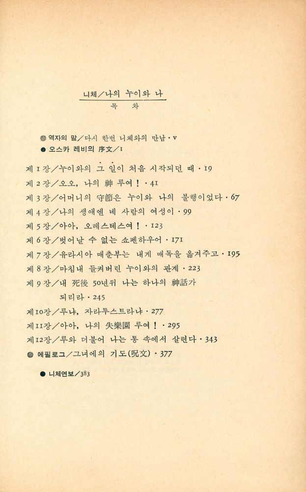『나의 누이와 나 : 니체 최후의 고백』 2