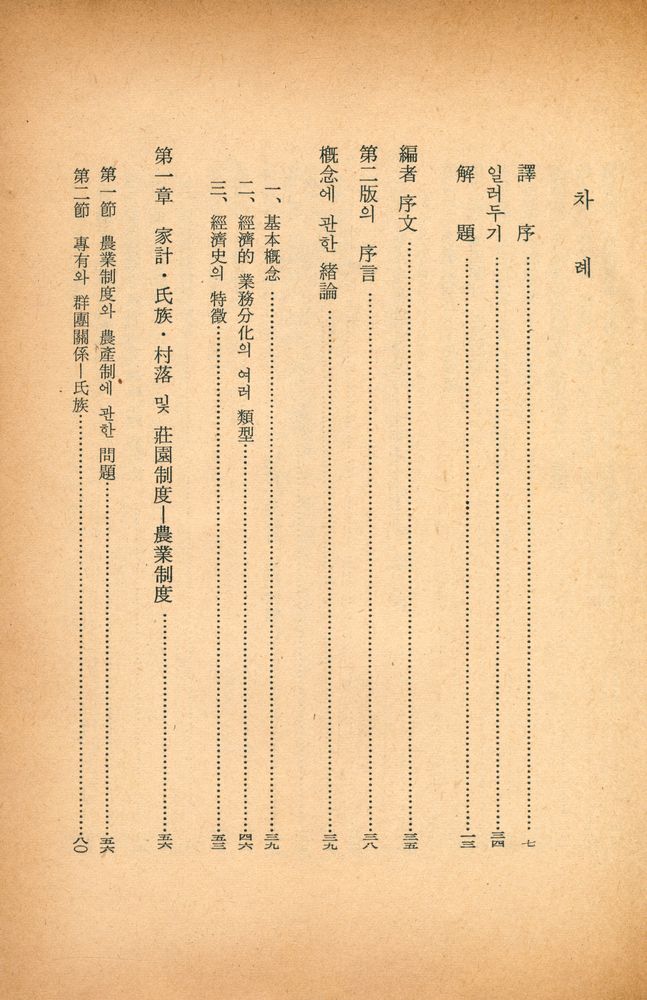 『三省版 世界思想全集 24 - 社會經濟史(삼성판 세계사상전집 24 - 사회경제사)』 2