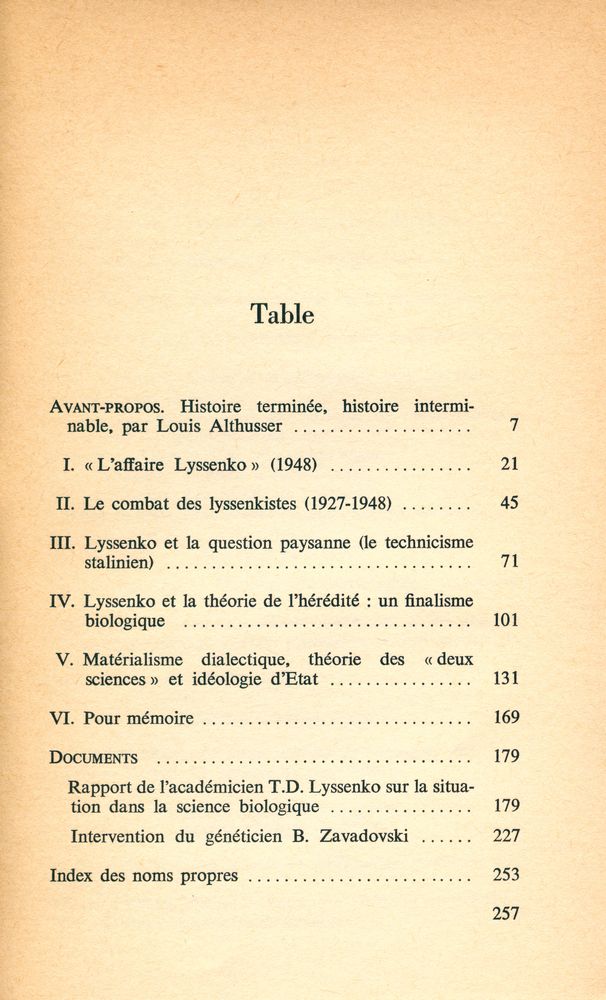 『LYSSENKO : Histoire réelle d'une 《science prolétarienne》』 2