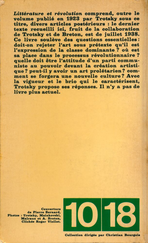 『Littérature et révolution』 3