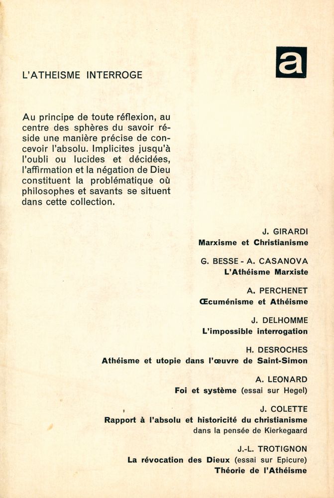 『marxisme et christianisme』 4