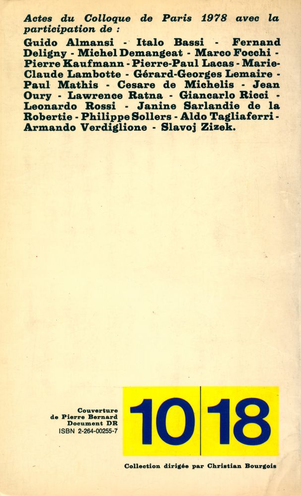 『Dissidence de l'inconscient et pouvoirs』 4