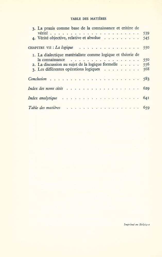 『Le matérialisme dialectique』 5