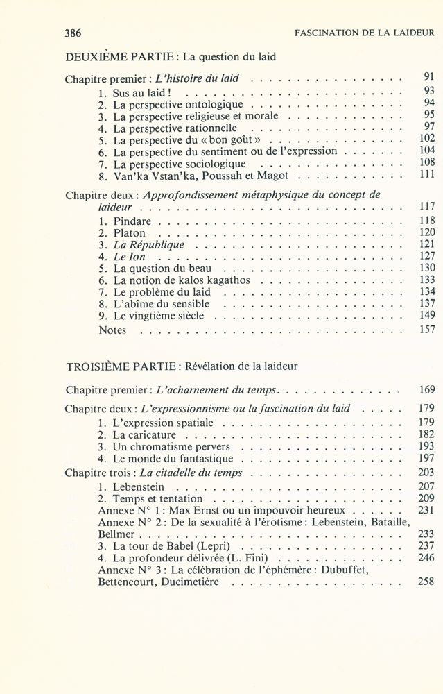 『FASCINATION DE LA LAIDEUR』 3