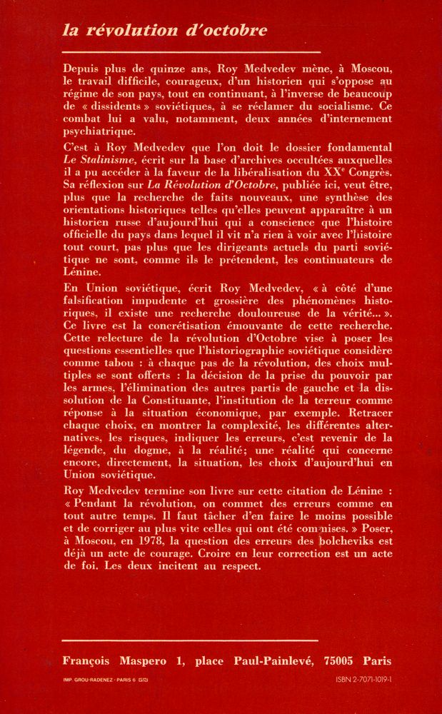 『la révolution d'octobre : faits et réflexions』 4