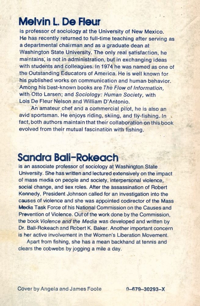 『Theories of Mass Communication』 3