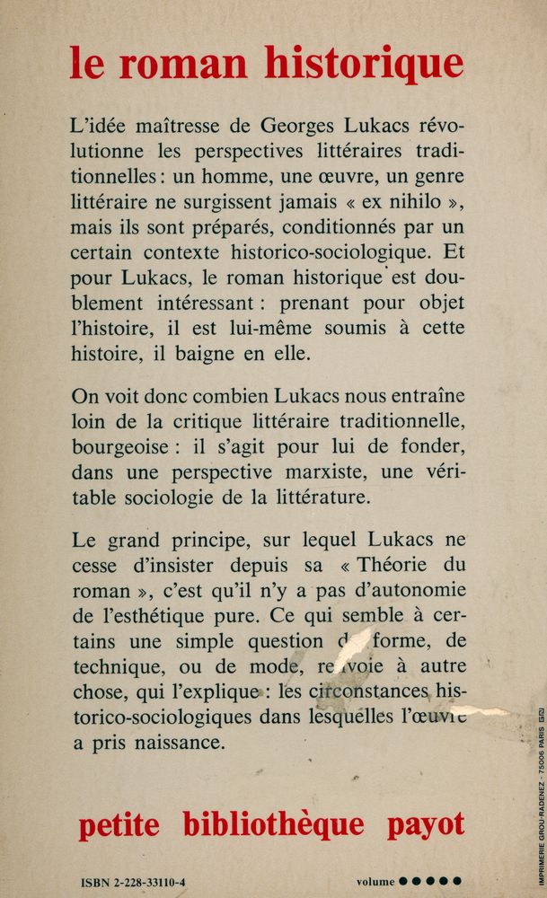 『le roman historique』 4