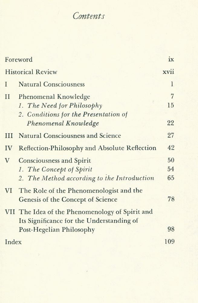 『Hegel's Phenomenology of Spirit, its Point and Purpose』 2