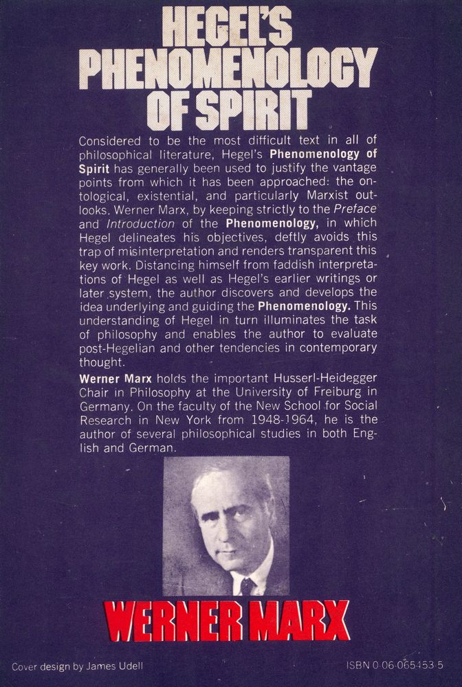 『Hegel's Phenomenology of Spirit, its Point and Purpose』 3